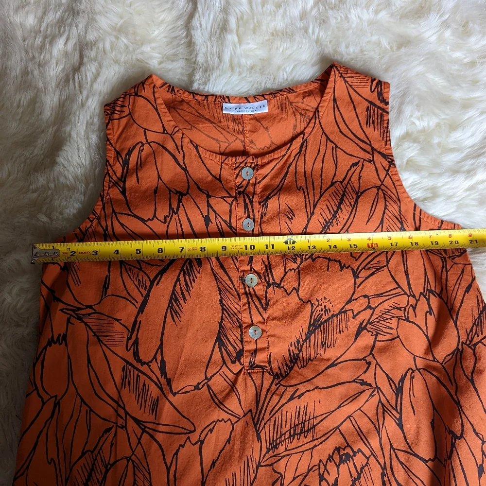 EUC Bryn Walker Don Tunic in Orange Floral